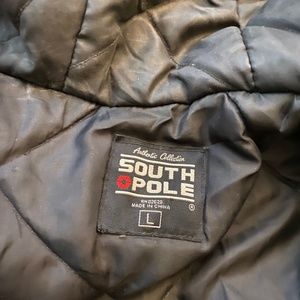 South Pole black jacket with faux fur on the hood